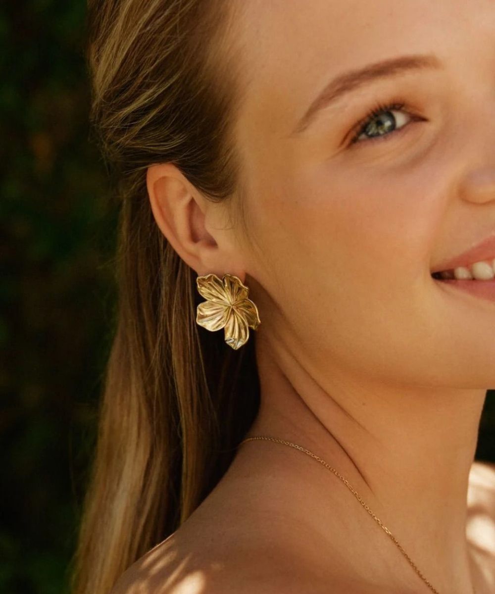 Edblad Jasmine Studs L Gull