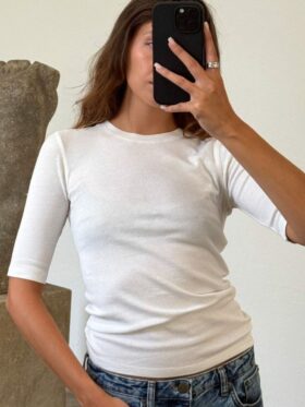Boii Femke O-neck Tee Offwhite
