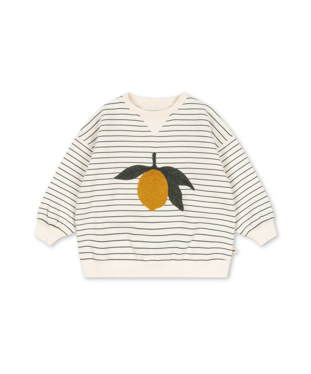 Konges Sløjd Amio Sweat Genser Cilantro Stripe