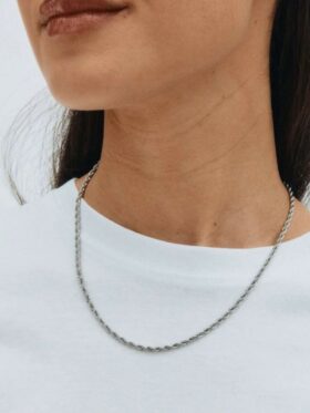 Edblad Rope Chain Halskjede Sølv