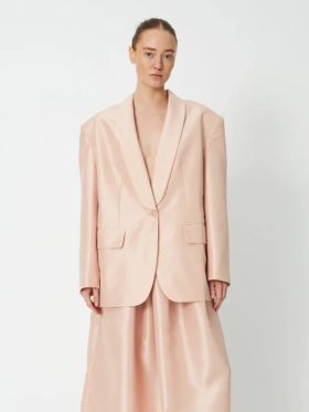 Stella Nova Festive Oversize Blazer Rose Dust
