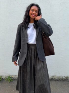 Boii Solvej Blazer Dark Grey Melange
