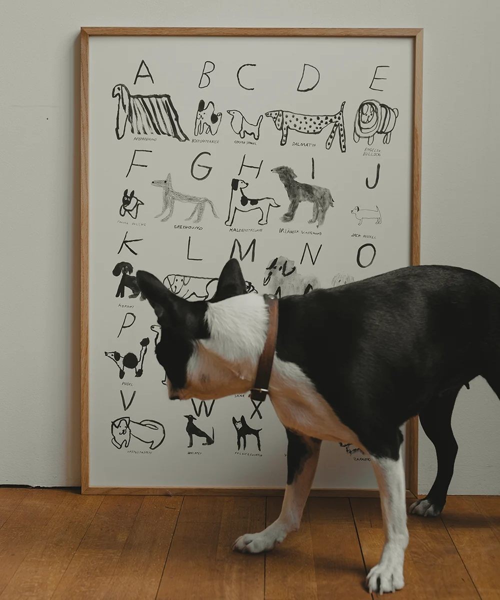 Fine Little Day ABC Dogs Plakat 50x70