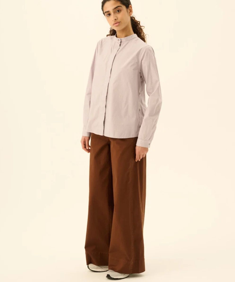Rue de Tokyo Plum Twill Bukse Capuccino