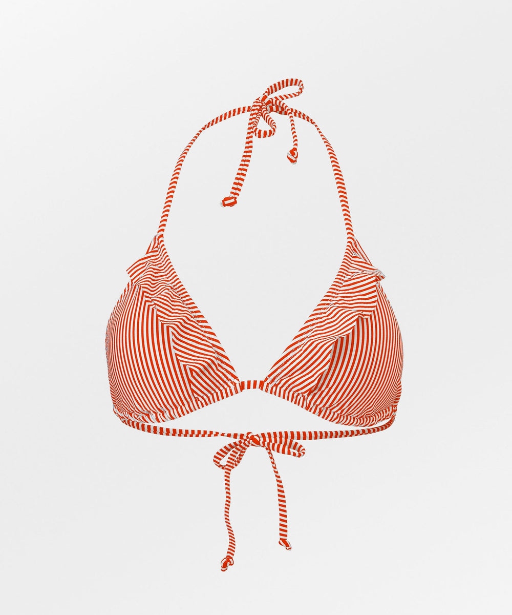 Becksöndergaard Striba Bell Frill Bikini Topp