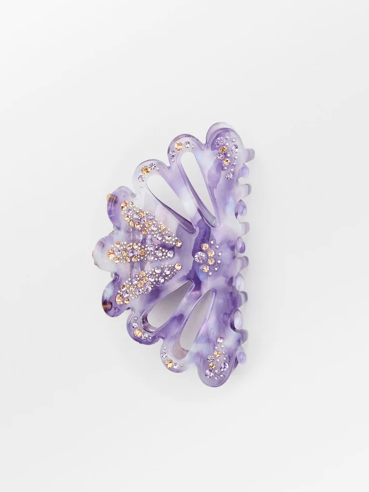 Becksöndergaard Shine Sille Hårklype Paisley Purple