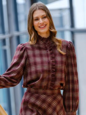 Ane Mone Charlotte Bluse Wine