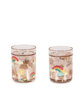 Konges Sløjd 2 pack Glitter Cups Rainbow