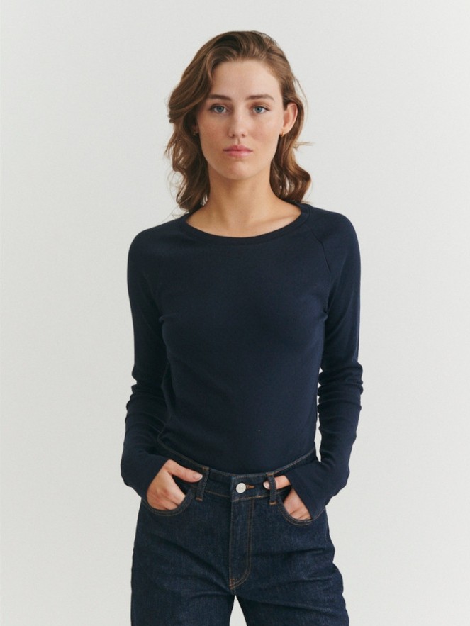 basic apparel Arense LS Genser Sky Captain