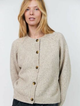 Lolly Laundry Nova Knit Cardigan Creme